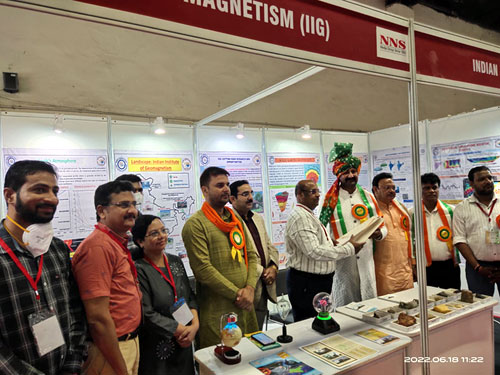 Indian Institute of Geomagnetism participated in the Govt. Achievements & Schemes Expo -2022
